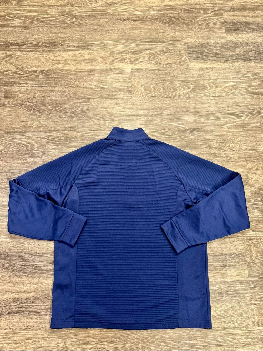 Callaway Opti-Dri Men’s M Blue Textured Quarter Zip Golf Pullover